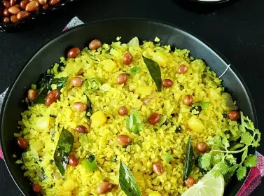 वेज पोहा - Vegetable Poha Recipe