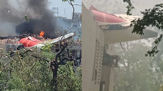 अहमदाबाद में बड़ा विमान हादसा, लंदन के लिए रवाना हुआ था एयर इंडिया का प्‍लेन